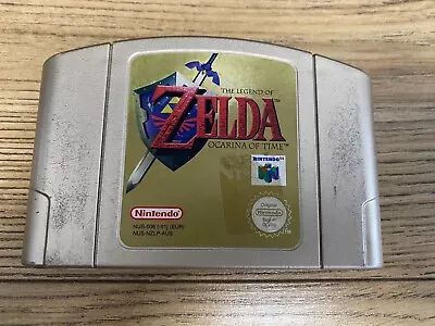 Zelda: Ocarina Of Time Collectors Edition Gold Cart - PAL AUS - N64 Nintendo • £74.97