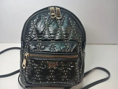 Victorias Secret Mini Backpack Fashion Show Studded Pink Black Gold • $38.07