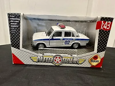 1:43 Bauer AutoBahn ВАЗ 2106 Милиция VAZ 2106 Russian USSR Police • $54.99