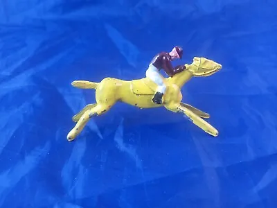 VTG Chad Valley Escalado Racing Game Spare YELLOW Horse Metal Lead Heavy 80g • £10