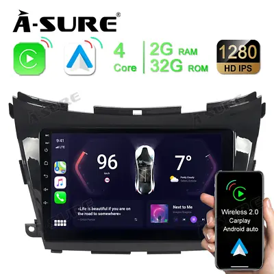 10.1'' Android 12 Car Stereo Radio GPS Navi CarPlay For Nissan Murano 2015-2023 • $179.99