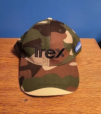Trex Hat Cap Strap Back Green Brown Camoflauge Camo Outdoors Lowes Men • $11.03