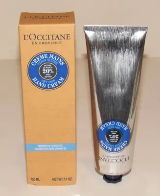 L'Occitane Hand Cream 5.1 Oz 150 ML Full Size NIB 20% Shea Butter For Dry Skin • $26.90