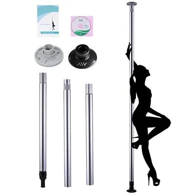Dance Pole Full Kit Portable Stripper Exercise Fitness Club Party Dancing • $69.90