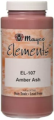 Mayco Elements Glaze Amber Ash EL-107 1 Pint • $29.04