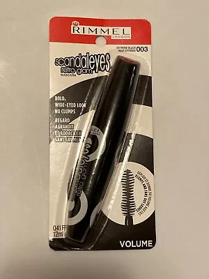 Rimmel Scandaleyes Retro Glam Mascara - 003 Extreme Black - NEW - FREE SHIPPING • $7.19