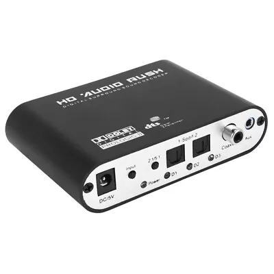 5.1 CH Audio Decoder SPDIF Coaxial To RCA DTS AC3 Digital To 5.1 Amplifier7246 • $22.81