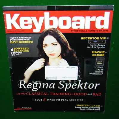Play Like Regina Spektor MACKIE DL1608 KORG IPolysix In 2013 Keyboard Magazine • $11.79