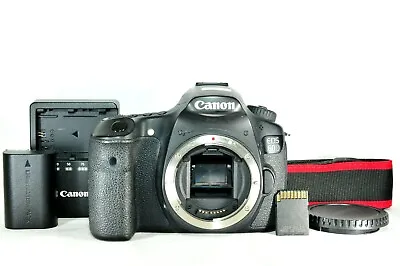 Canon EOS 60D Digital SLR Camera (Body Only) W/battery Charger Strap SD Card • $299