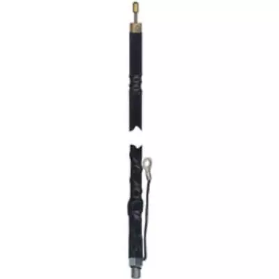 Wilson Antenna 2' Silver Load FGT Series Fiberglass Whip Black (305-480) • $32.54