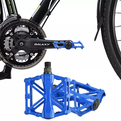 2Pcs 9/16  Bike Pedals Mountain Road Bicycle Flat Platform Non-Slip MTB Cycling • $15.86