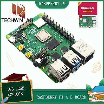 $239.07 • Buy Raspberry Pi 4 2GB 4GB 8GB Bluetooth 5.0 Ram Kit Case With Fan Heatsink L3AU
