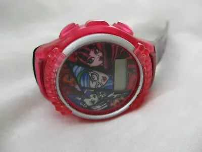 Monster High Kid's Digital Wristwatch W/ Adjustable Buckle Band • $28
