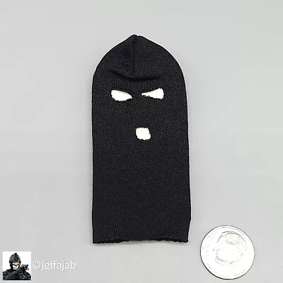 1:6 Dragon Black 3-Hole Balaclava Mask For 12  Figures • $2.99