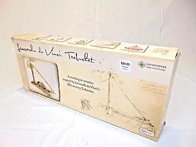 Leonardo Da Vinci Trebuchet Model Kit By PathFinders ( Missing Parts ) Working  • $10.18