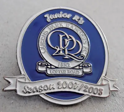 QPR Enamel Football Badge Queens Park Rangers Junior R's 2007/08 Season • £4.45