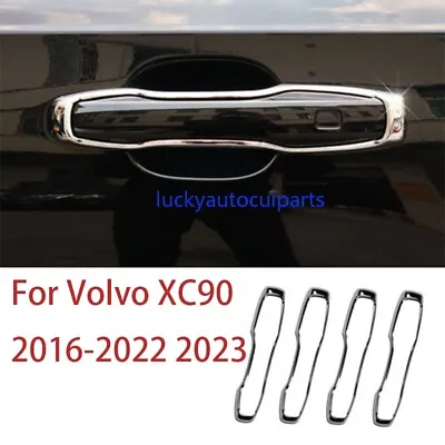 Fit For Volvo XC90 2016-2023 ABS Chrome Outside Car Door Handle Cover Trim 4PCS • $27.59