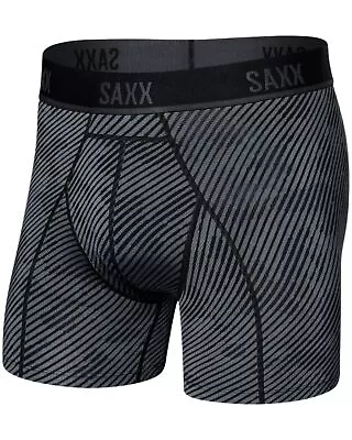 Saxx Kinetic Light-Compression Mesh Boxer Brief Men's Underwear Optic Camo/Blac • $38