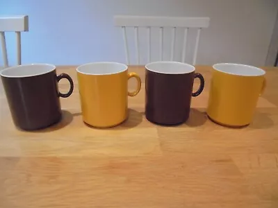 4 Melamine GAYDON Picnic Tea Cups/Mugs Camping Camper Van VGC Retro C1970 • £4.50