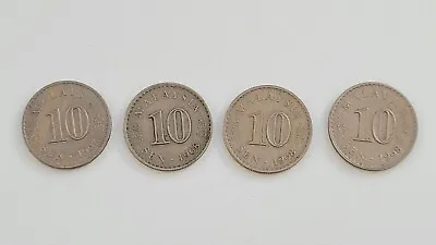 £0.99 • Buy Malaysia Coins 10 Sen 1967 And 1968