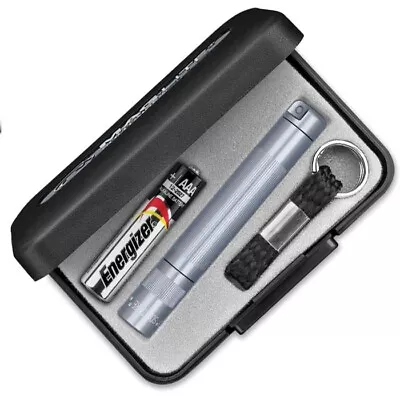 Mag-Lite Solitaire Mini Flashlight Gray Aluminum Resists Water/Impact USA-Made • $13.29