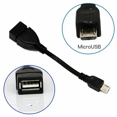 Micro-USB Male To USB 2.0 Female Host OTG Adapter Cable For Nexus  LG Samsung  • $6.79
