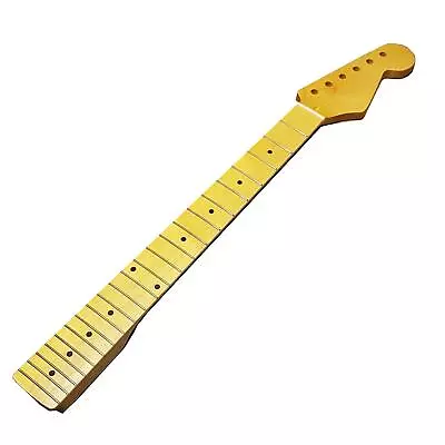 Maple Electric Guitar Neck DIY For ST Parts Replacement 22 Frets Ku • £29.59