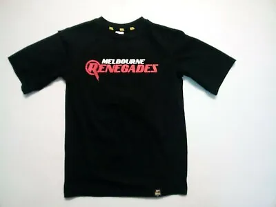 BBL Melbourne Renegades Kids Black T-Shirt Size 8 • $10