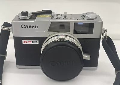 Canon Canonet QL17 G-III Film Camera W/40mm F1.7 Lens And Lens Cap • £115.57