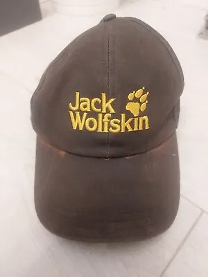 Jack Wolfskin Baseball Cap  100% Organic Cotton - Worn Look Rustic Retro Cool  • £9.99