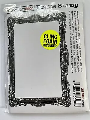 Darkroom Door Rubber Frame Stamp Regal. New. Mounted On Cling Foam. • £9