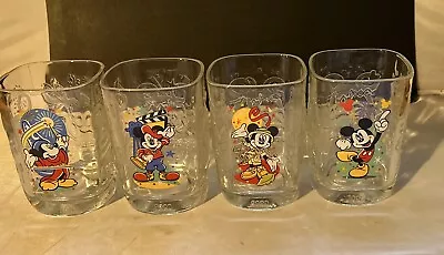 Four Vintage McDonald’s Walt Disney Mickey Mouse Glasses 2000 • $24
