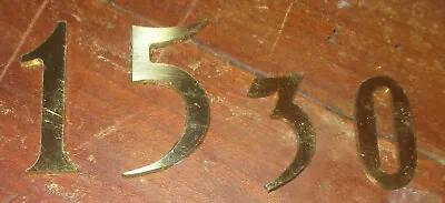 Vintage Lot Of Clock Brass Numbers • $9.50