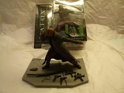 Matrix Reloaded Parking Garage MORPHEUS Series 1 NIB With Extra For Display 2003 • $70