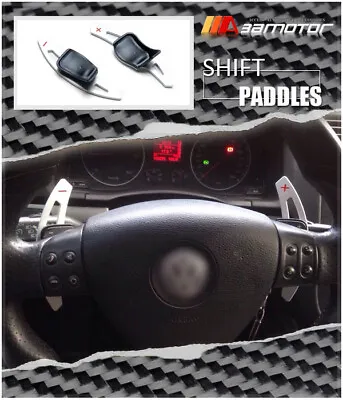 Aluminum DSG Shifter Steering Wheel Paddle Extension SILVER Fits VW Golf Mk5 Mk6 • $60