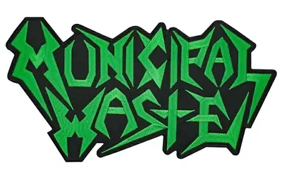 Municipal Waste Iron-on & Sew-on Back Patch | American Thrash Metal Band Logo • $19.99