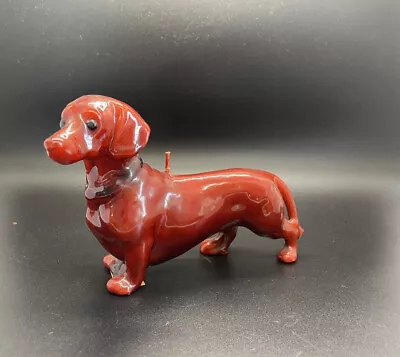 Dachshund Weiner Dog Doxie Candle Wax Figurine Dachshund Unique Gift NOT BURNED • $16.99