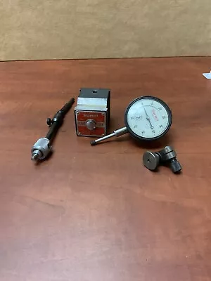 Starrett No. 657 Magnetic Base W/ No. 25-441 Dial Indicator.  ~24986-35 • $11.50