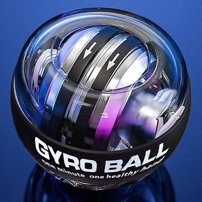 LED Wrist Power Hand Ball SelfStarting Gyro Ball Powerball Arm Hand Muscle Force • $16.39
