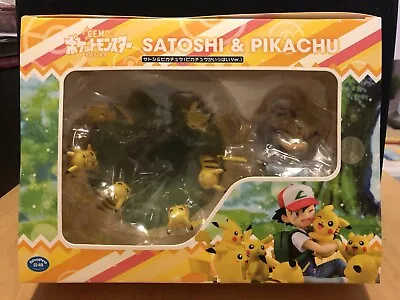 Pokemon Ash Satoshi & Pikachu Megahouse G.E.M Series Japan GEM Pokémon Original • $155