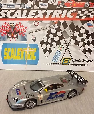 Scalextric Mercedes CLK LM Mobil Westminster #1 1:32 Project Tested Working Used • £19.99