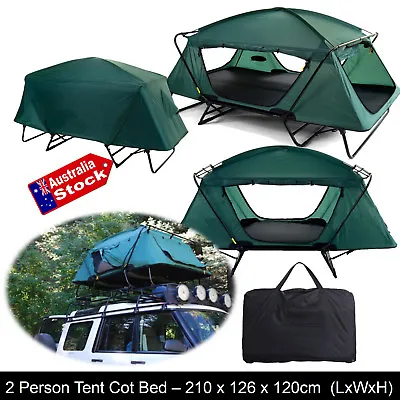 $325 • Buy Folding Compact Twin / Double Bed Tent Camping Hiking Fishing Camper Tent-cot 