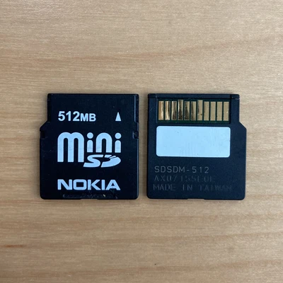 $9.49 • Buy Genuinel NOKIA Mini SD 64MB 512MB Memory Card For N80 E70 N93 N73 6282 E61 E62