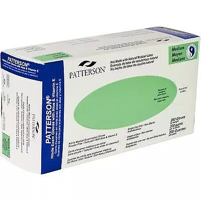 Patterson 058-5471 Nitrile Gloves W/ Aloe & Vitamin E - 2000 CT • $98