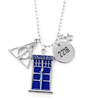 Tardis / Harry Potter / Sherlock Holmes : NECKLACE : Pendant Symbols Necklace:  • $7.99