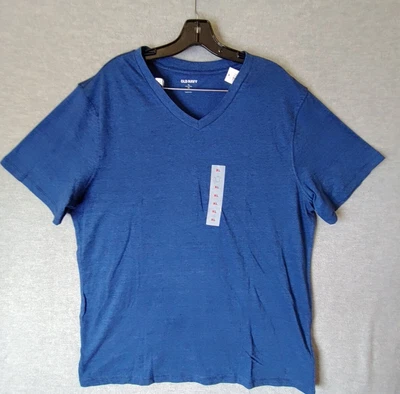 $7.99 • Buy NEW Old Navy Adult T Shirt Size Extra Large Dark Blue Short Sleeve V Neck
