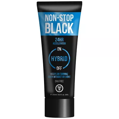 Power Tan Non-Stop Black Hybrid Accelerator Sunbed Tanning Lotion Cream • £19.99