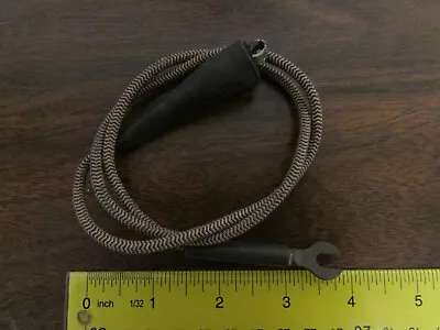 Vintage Cloth Insulated Electric Meter Lead 24 Inch Spade Lug • $4.95