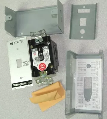 WESTINGHOUSE MST01SN - MANUAL MOTOR STARTER SWITCH And ENCLOSURE - NEW SURPLUS • $17.50