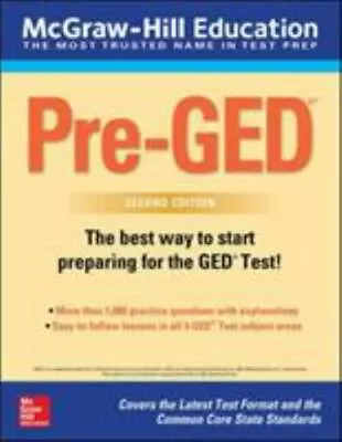 McGraw-Hill Education Pre-Ged Second Edition By McGraw Hill • $6.08